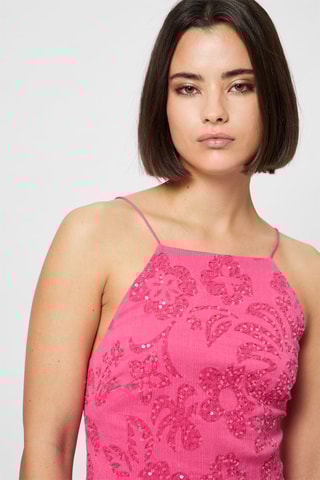 Vestido direito Fúcsia - Harmont & Blaine