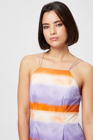 Vestido estilo patinadora - Laranja e malva - Harmont & Blaine