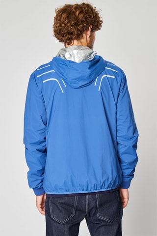 Coupe-vent à capuche - Bleu cobalt  - Harmont & Blaine