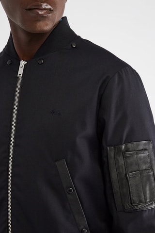 Blouson en laine - Bleu marine - Harmont & Blaine
