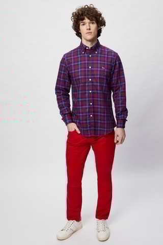 Chemise - Violet et rouge - Harmont & Blaine