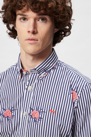Chemise - Bleu marine et blanc - Harmont & Blaine