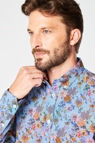 Chemise - Bleu  - Harmont & Blaine