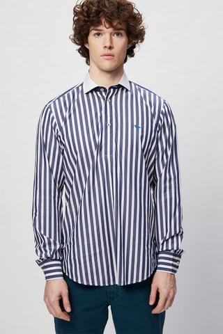 Chemise - Bleu marine et blanc - Harmont & Blaine