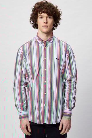 Chemise - Bleu marine et rouge - Harmont & Blaine
