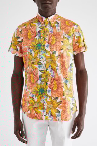 Chemise regular - Orange et jaune - Harmont & Blaine Jeans