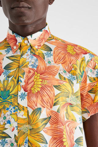 Chemise regular - Orange et jaune - Harmont & Blaine Jeans