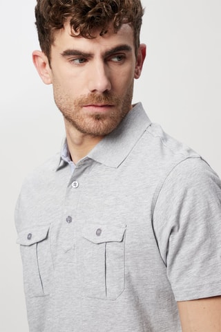 Polo Cinzento mesclado - Harmont & Blaine Jeans