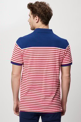 Polo Branco e vermelho - Harmont & Blaine