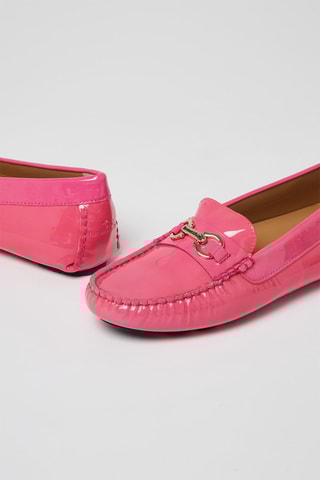 Mocassins en cuir verni - Fuchsia - Harmont & Blaine