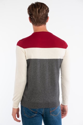 Pull en laine - Bordeaux - Harmont & Blaine Jeans