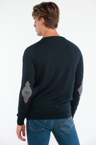 Pull en laine - Bleu - Harmont & Blaine Jeans