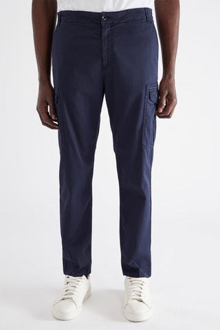 Calças cargo - Azul - Harmont & Blaine