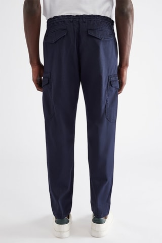 Calças cargo - Azul - Harmont & Blaine