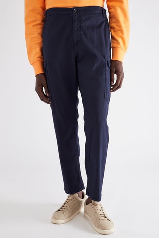 Calças cargo - Azul - Harmont & Blaine