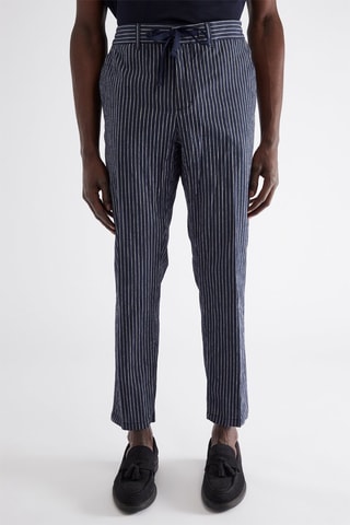 Calças chino - Azul-marinho e branco - Harmont & Blaine