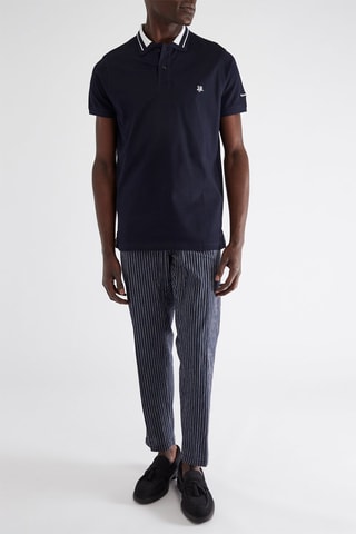 Calças chino - Azul-marinho e branco - Harmont & Blaine