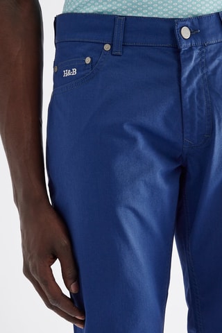 Calças slim - Azul - Harmont & Blaine