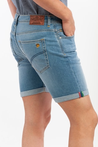 Calções slim em ganga - Azul-claro - Harmont & Blaine Jeans