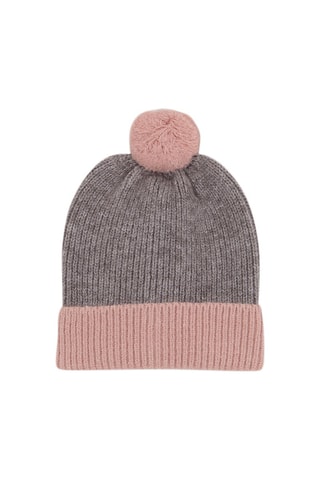 Bonnet - Gris et rose