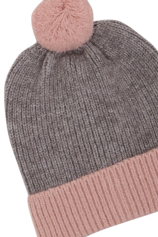 Bonnet - Gris et rose