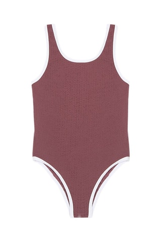 Maillot 1 pièce - Marron