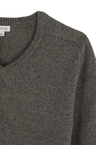 Pull en laine Kaki