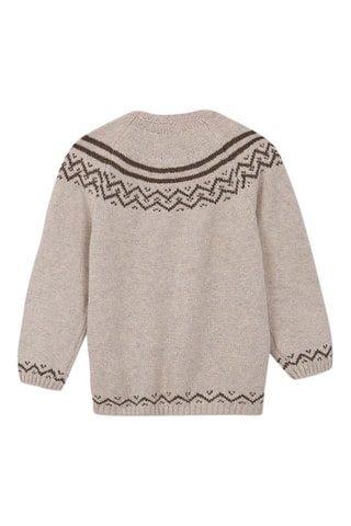 Pull - Beige et marron