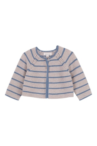 Gilet - Gris et bleu