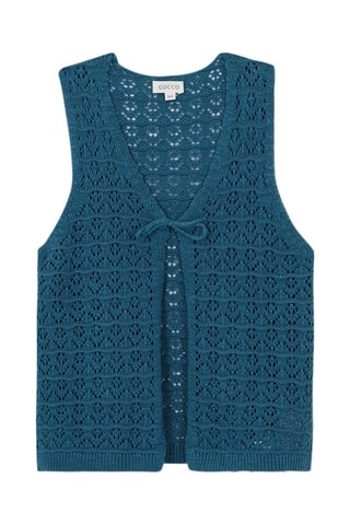 Gilet Bleu pétrole
