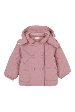 Manteau à capuche - Rose
