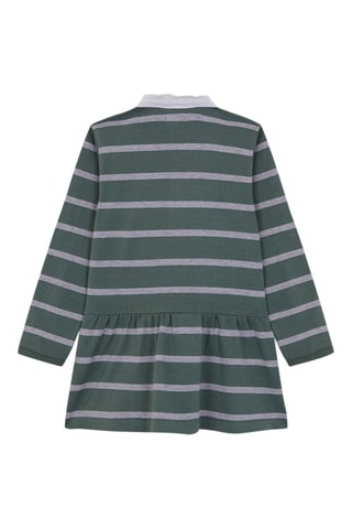 Robe polo - Vert et gris