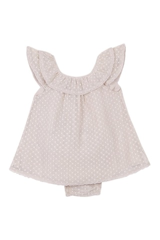 Robe et bloomer Beige