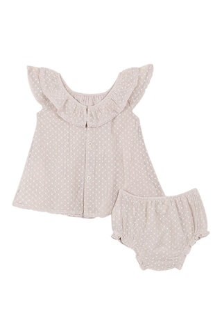 Robe et bloomer Beige