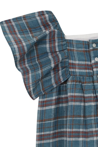 Robe en lin - Bleu marine