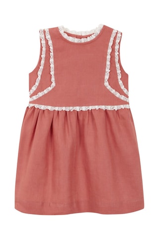 Robe en lin - Rose