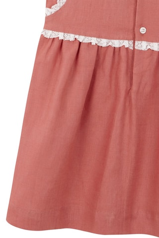 Robe en lin - Rose
