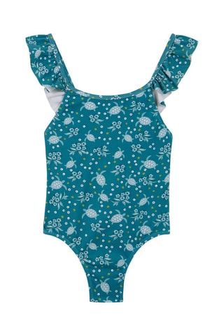 Maillot 1 pièce - Turquoise et bleu canard
