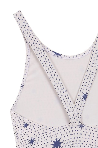 Maillot 1 pièce - Bleu marine et blanc