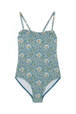 Maillot 1 pièce - Bleu canard