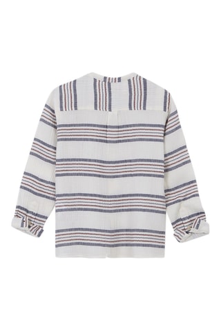 Chemise rayée Blanc