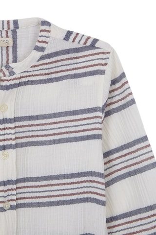 Chemise rayée Blanc