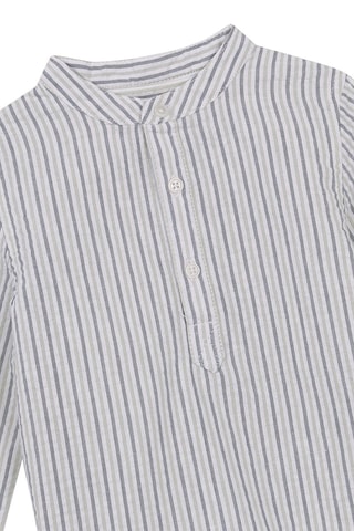 Chemise - Kaki et blanc