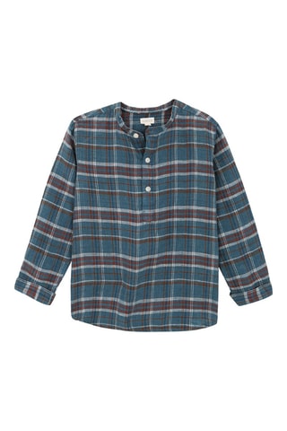 Chemise en lin - Bleu marine