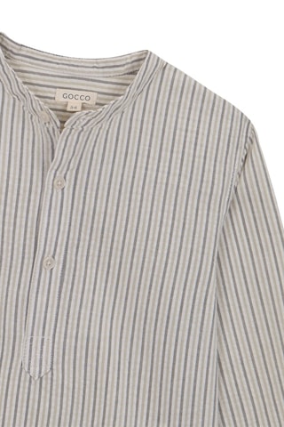 Chemise - Kaki et blanc