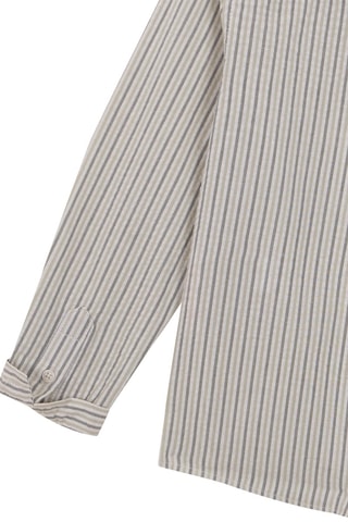 Chemise - Kaki et blanc