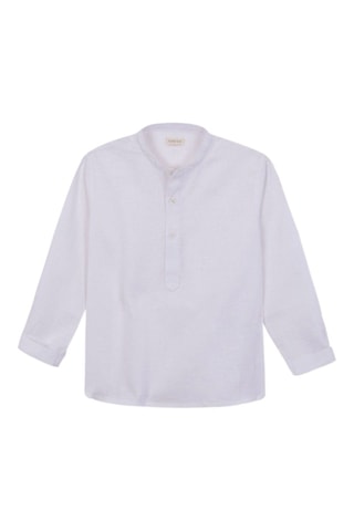 Chemise en lin - Blanc