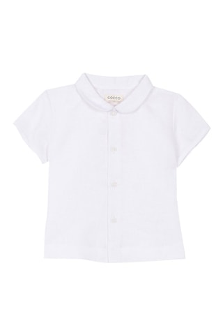 Chemise en lin Blanc