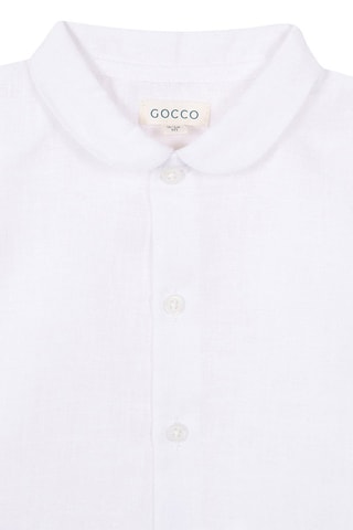 Chemise en lin Blanc