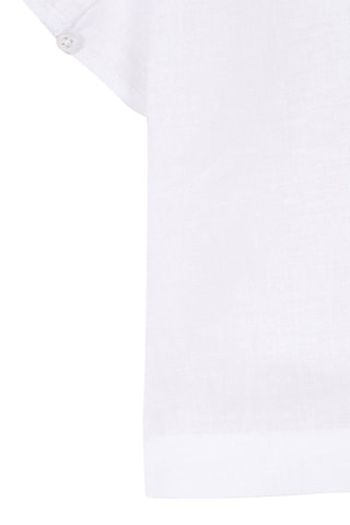 Chemise en lin Blanc